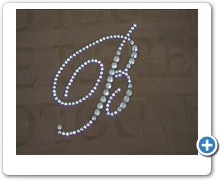 collection 4 strass logo on lasered lining
